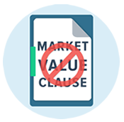 There are NO Market Value Clauses in our GAP insurance policies.