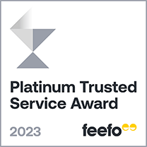 Winners of the Feefo Platinum Trusted Service Award