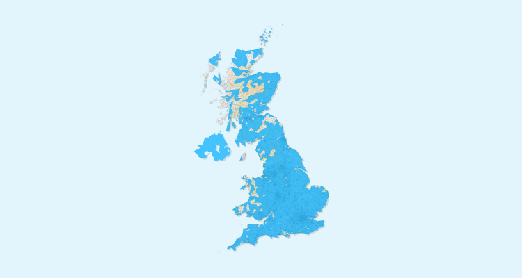 A Map Of UK Policyholders